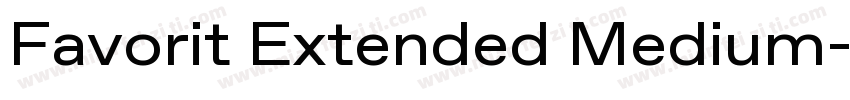Favorit Extended Medium字体转换